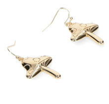 Load image into Gallery viewer, Gold Mushroom Earring