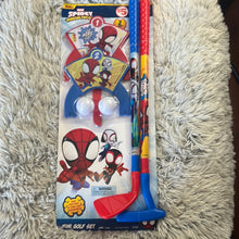 Load image into Gallery viewer, Spider-Man and Minnie Mouse Mini Golf Sets