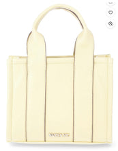 Load image into Gallery viewer, Madden NYC Women&#39;s Double Handle Tote Handbag, Butter Yellow
