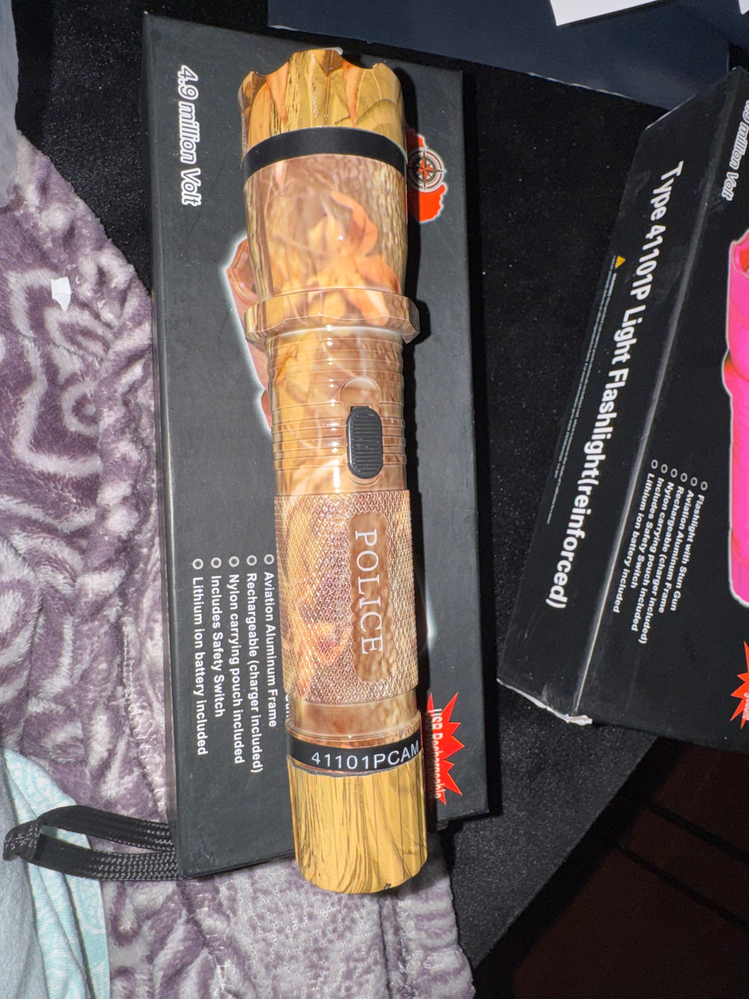 4.9 Million Volt Stun Gun Flashlight