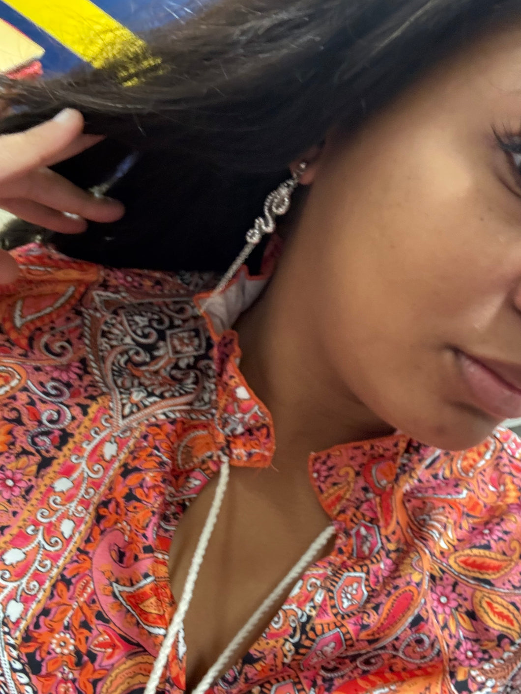 Sleek Serpent Earring