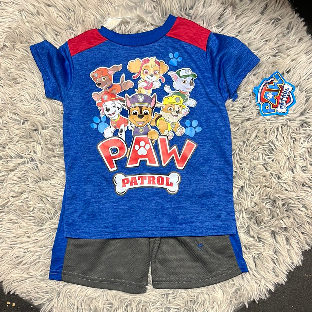 Paw Patrol Kids' T-Shirt and Shorts Set